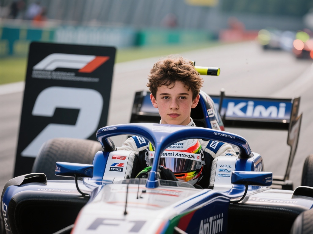 在赛车运动的激烈竞争中，年轻车手的崛起总