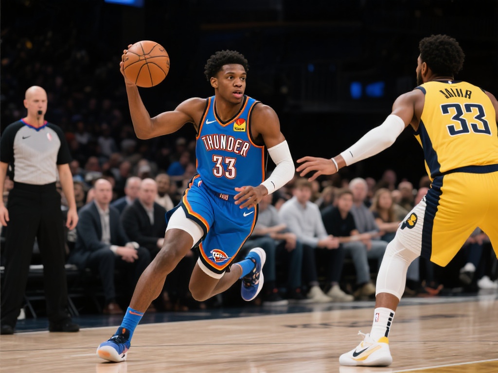 在雷霆和步行者的对决中，亚历山大无疑是赛