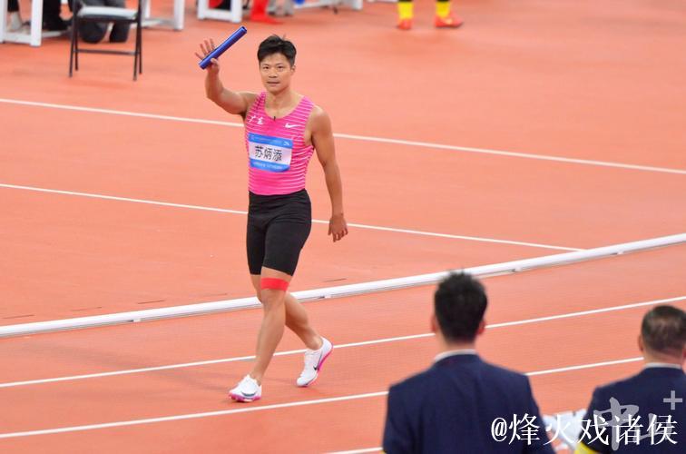 苏炳添谢幕战获4×100米接力第四 湖北队夺得冠军